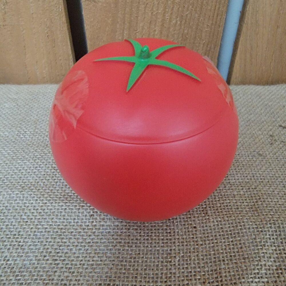 Tomato Topping Bowl With Lid Vivitar New